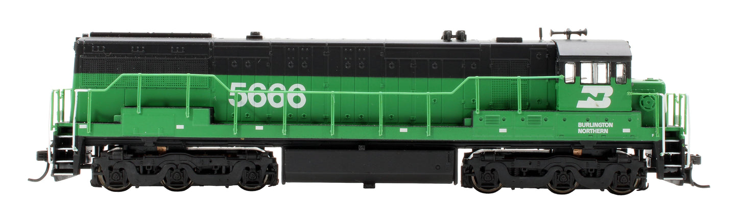 Pre-Owned HN2317 Burlington Northern G.E U28C '5666' Diesel Electric Locomotive