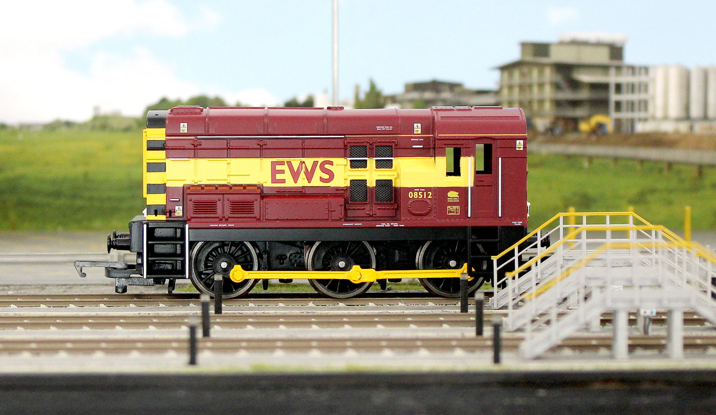 RailRoad EWS Class 08 No.08512 Diesel Locomotive - DCC Sound