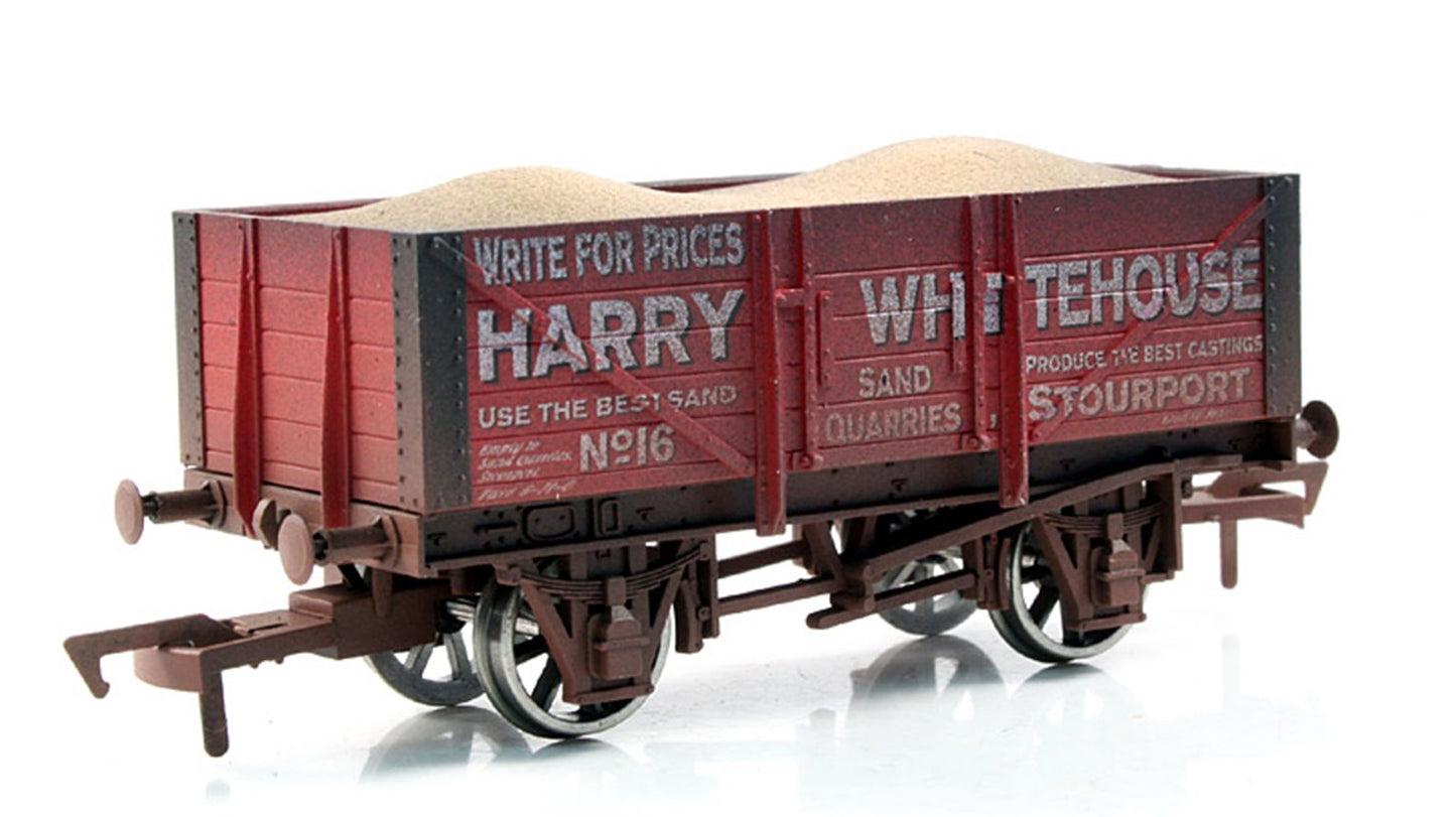 Pre-Owned 4F-051-002 Whitehouse 5 Plank Wagon No.16 - Weathered
