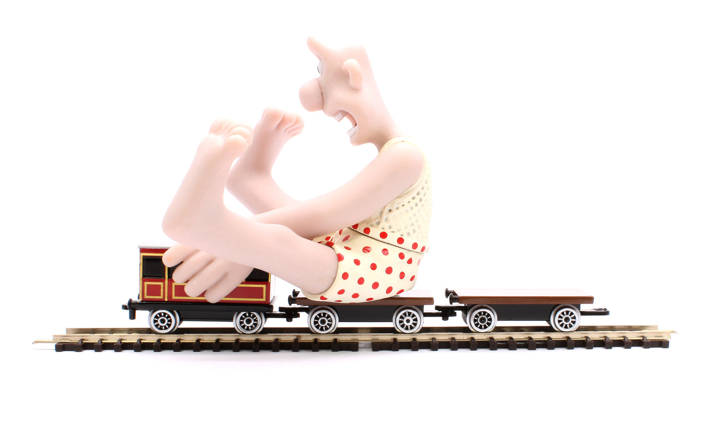 Set of 3 Wallace & Gromit - The Wrong Trousers Locomotive, Coaches & Wagons