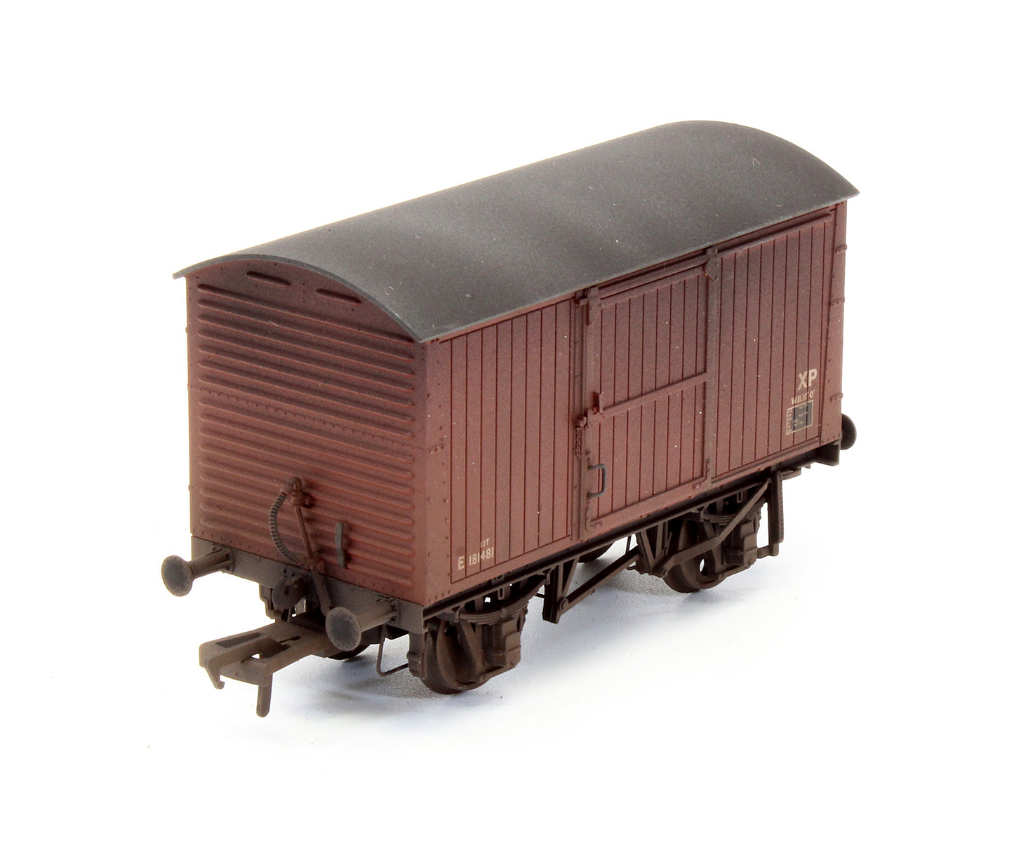 Pre-Owned 12 Ton Non-Ventilated Van BR Bauxite (Late) 'E 181481' - Custom Weathered