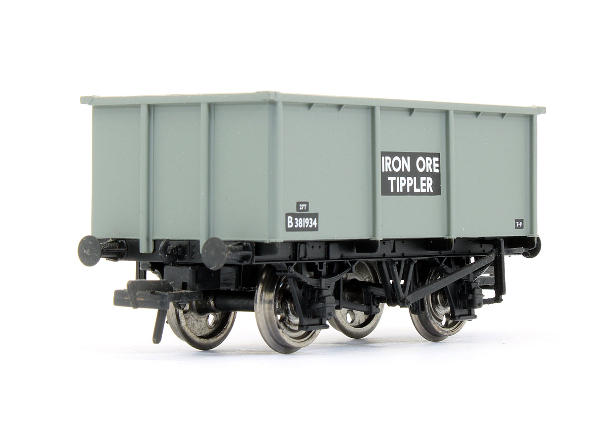 Pre-Owned 27T Steel Tippler Wagon Iron Ore BR Grey 'B381934'
