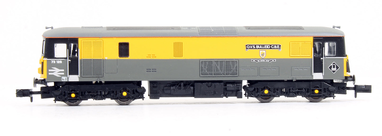 Pre-Owned GM2210203 Class 73 128 'OVS Bulleid CBE Engineers Dutch Livery Electro-Diesel Locomotive