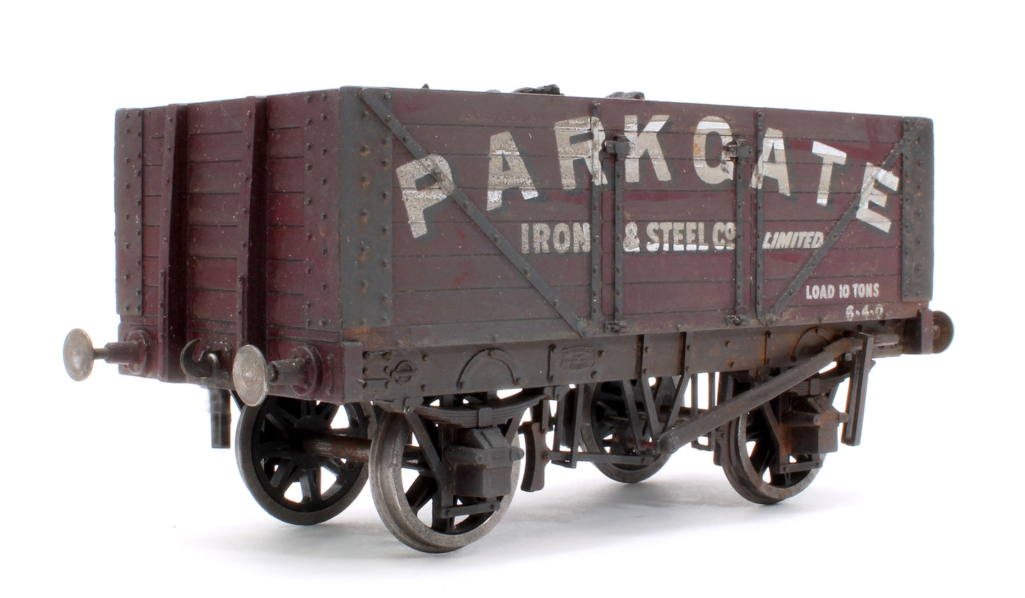 Pre-Owned Kit Built 7 Plank Wagon 'Parkgate Iron & Steel Co Limited' Unnumbered (Unboxed) - Weathered