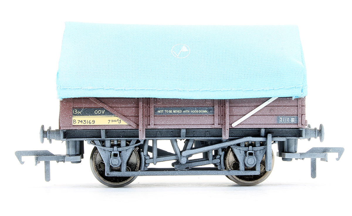 Pre-Owned BR Bauxite China Clay Wagon With Hood (Weathered)