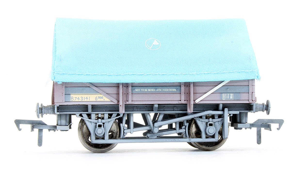 Pre-Owned BR Bauxite China Clay Wagon With Hood (Weathered)