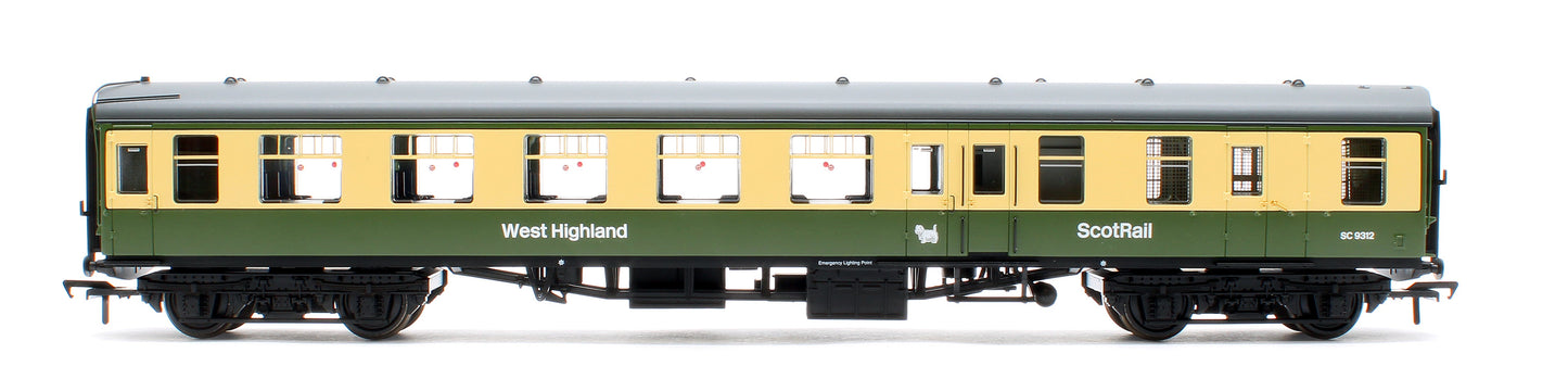 Pre-Owned 39-806 BR MK1 BSO Brake Second Open BR West Highland Line Green & Cream No.SC9312