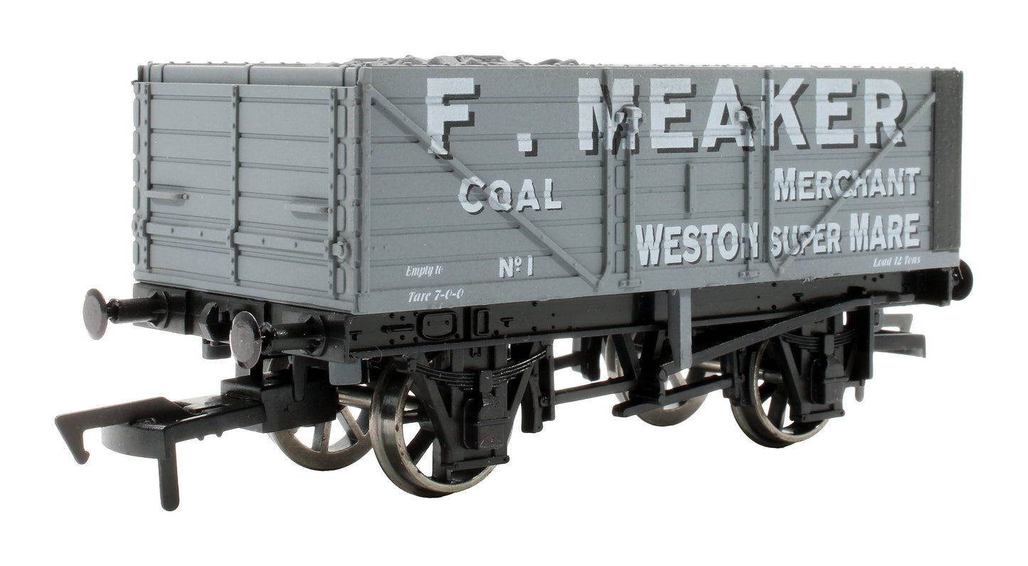 Pre-Owned 7 Plank Wagon 'F. Meaker Coal Merchant' (Limited Run for Burnham & District MRC)