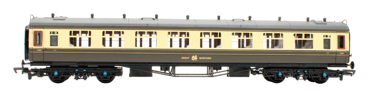 Pre-Owned 34-050 Collett 60' 3rd Coach GWR Chocolate & Cream '1107'