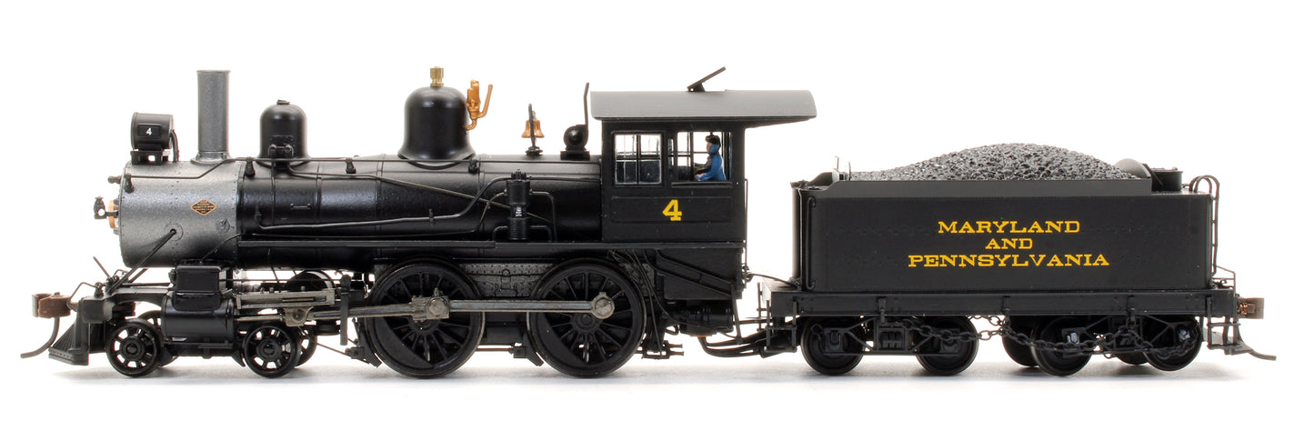 Pre-Owned 'Maryland & Pennsylvania' 4-4-0 Modern America Alco Richmond Steam Locomotive #4 - DCC Fitted