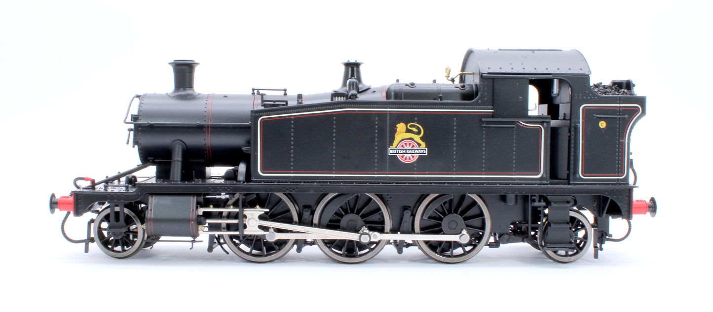Class 55xx 2-6-2 BR Early Crest BR Lined Black Unnumbered Steam Locomotive - DCC Sound Fitted