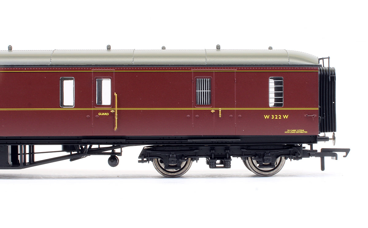 R4409 Pre-Owned BR Maroon Hawksworth Passenger Brake Coach 'W322W'