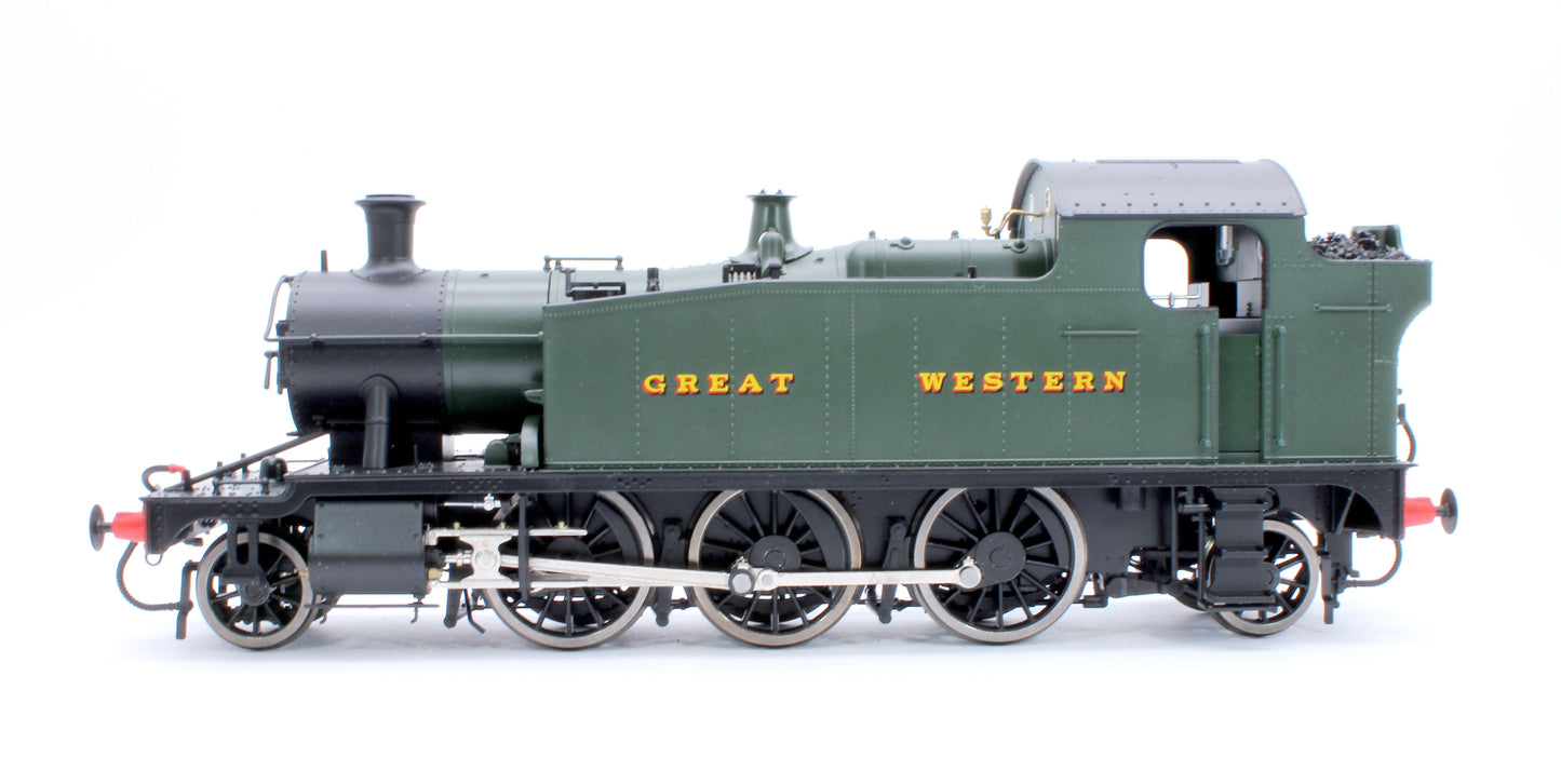 Class 55xx 2-6-2 Great Western Green Unnumbered Steam Locomotive - DCC Sound Fitted