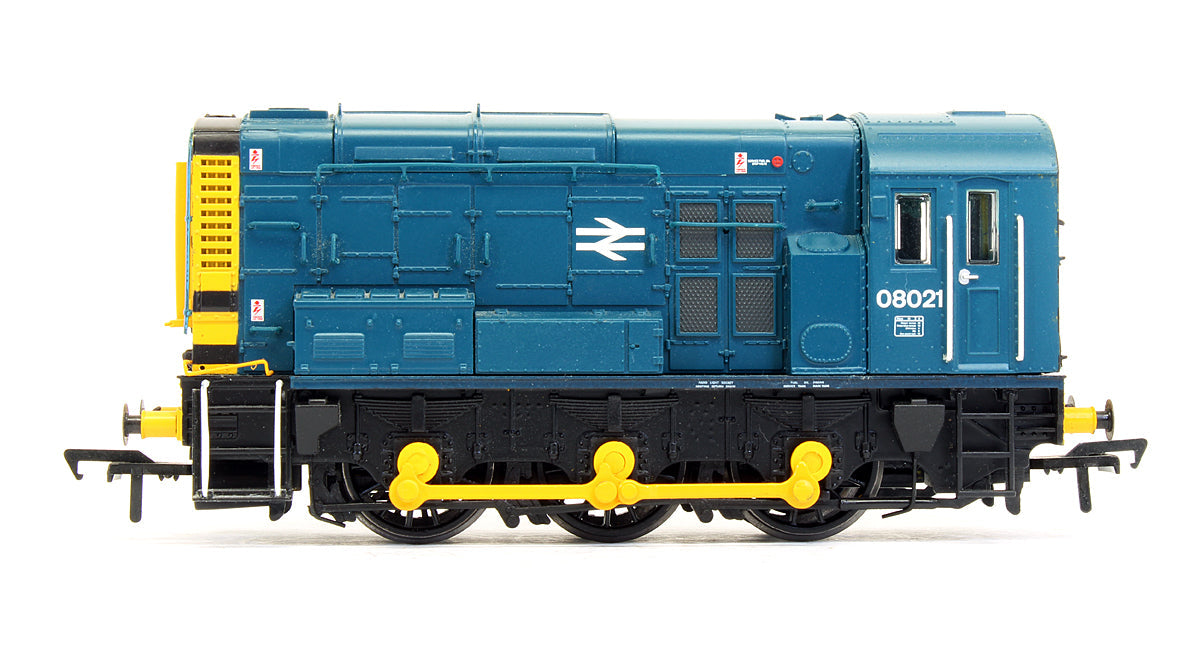 Pre-Owned 32-115A Class 08021 BR Blue Diesel Shunter Locomotive