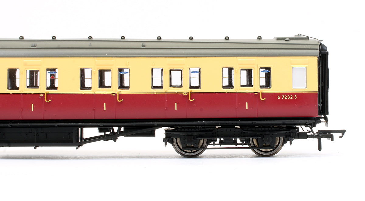 Pre-Owned BR Crimson & Cream Maunsell Corridor 1st Class Coach 'S7232S'