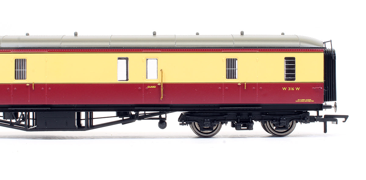 Pre-Owned R4404A BR Crimson & Cream Hawksworth Passenger Brake Coach 'W316W'