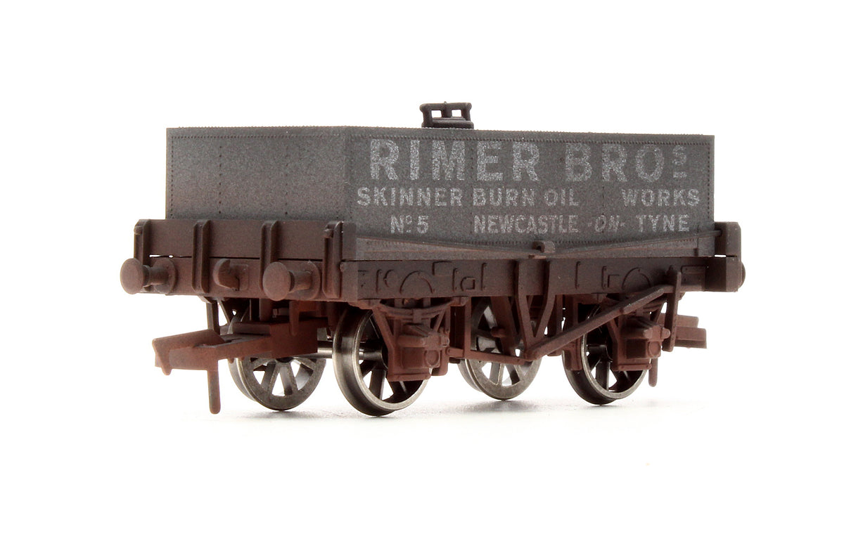 Pre-Owned Rectangular Tank Wagon 'Rimer Bros' No.5 - Weathered