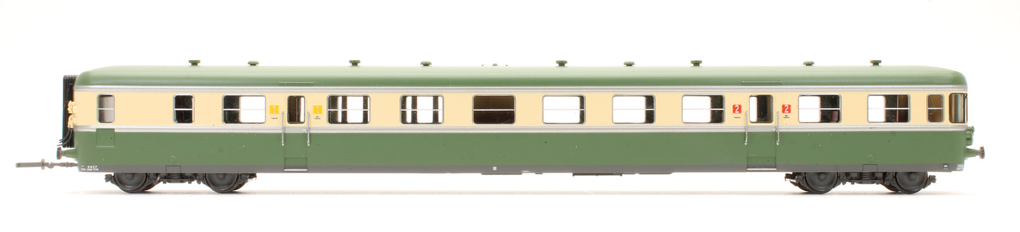 Pre-Owned SNCF RGP II X2719 Diesel Railcar & XRAB Trailer - DCC Sound