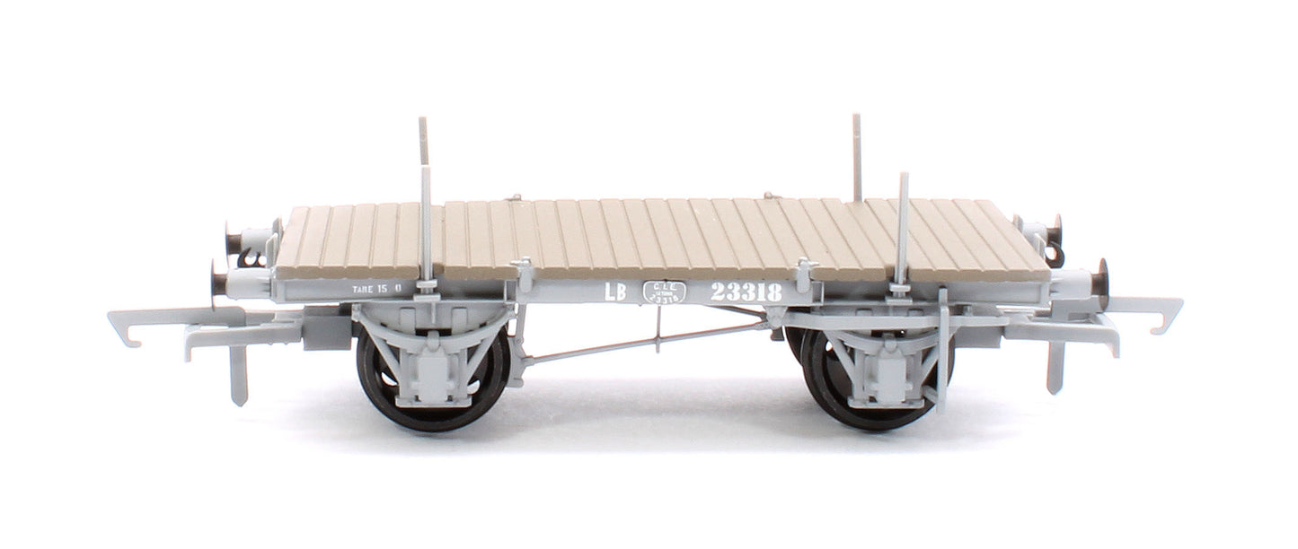 CIE LB Flat Wagon - Flying Snail/Roundel - Pack 1