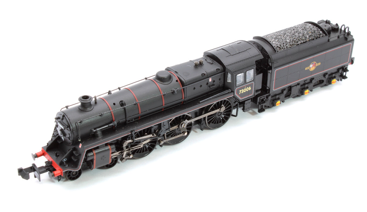 Pre-Owned 372-729ASF BR Standard 5MT with BR1 Tender 73006 BR Lined Black (Late Crest) DCC Sound