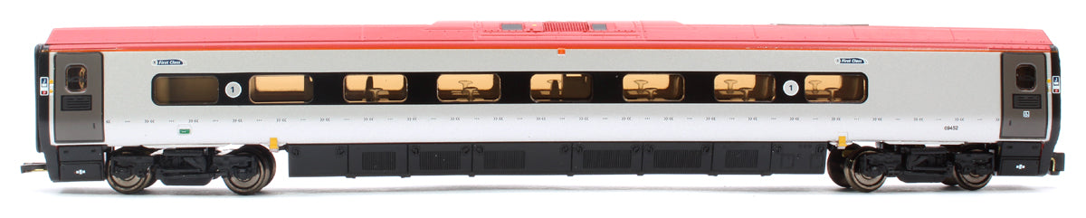 Class 390 152 "Virgin Knight" 11 Car Pendolino in Virgin original livery (grey doors)