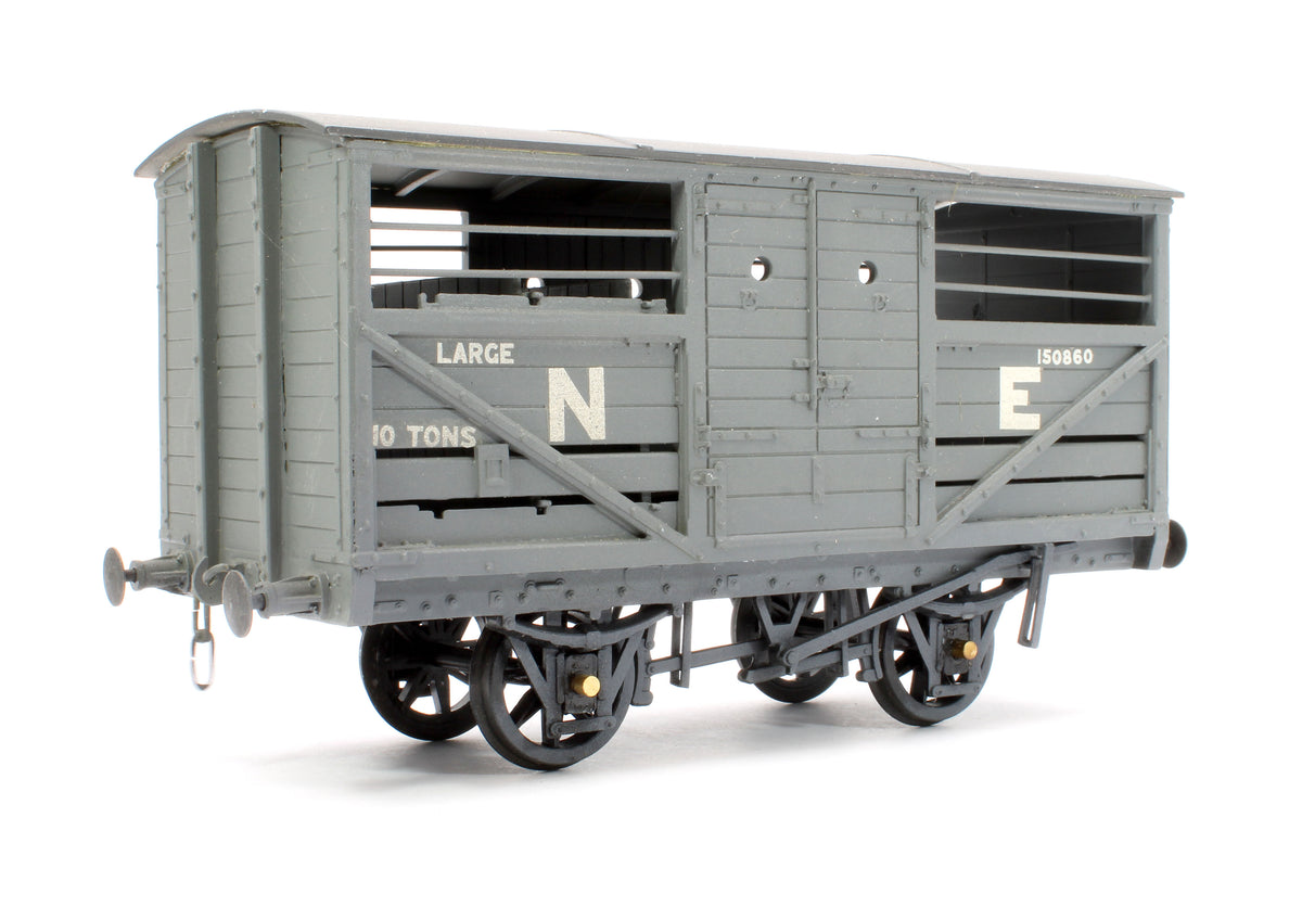 Pre-Owned NE Grey 10T Cattle Wagon No.150860 (Unboxed)