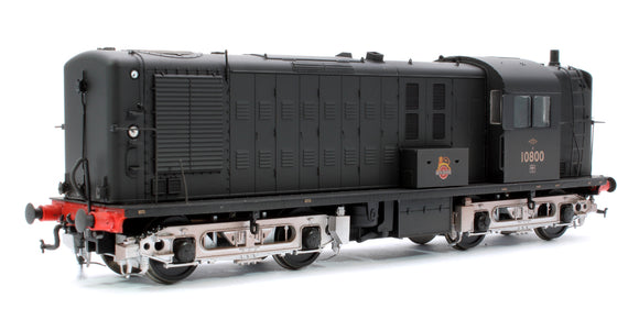 North British Prototype 10800 BR Early Emblem Black with Silver Bogies (SR/LMR Post-1954) Diesel Locomotive - Weathered