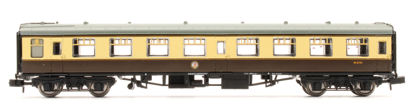 Pre-Owned BR (WR) Mk1 Second Open SO Chocolate & Cream No. W3791