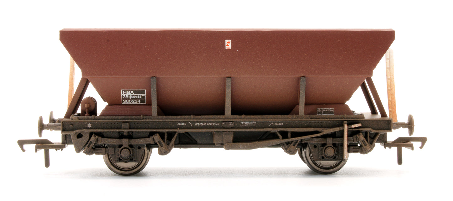 Pre-Owned 46T BR Brown HBA Hopper Wagon No.360234 - Weathered