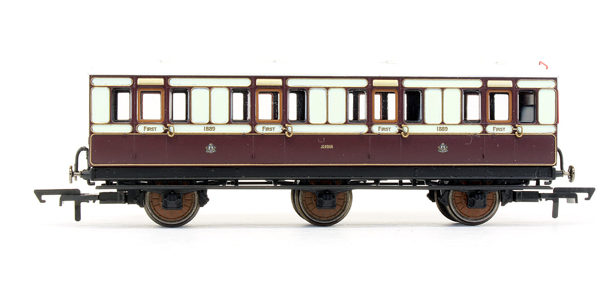 R40073 Pre-Owned LNWR 6 Wheel Brake 1st Class Coach No.1889