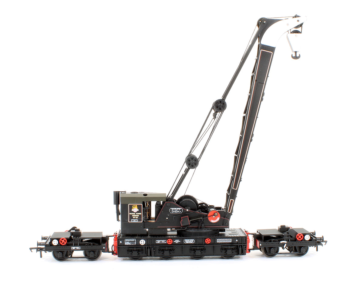 38-802 Pre-Owned Ransomes & Rapier 45T Steam Breakdown Crane BR Lined Black Early emblem No.122