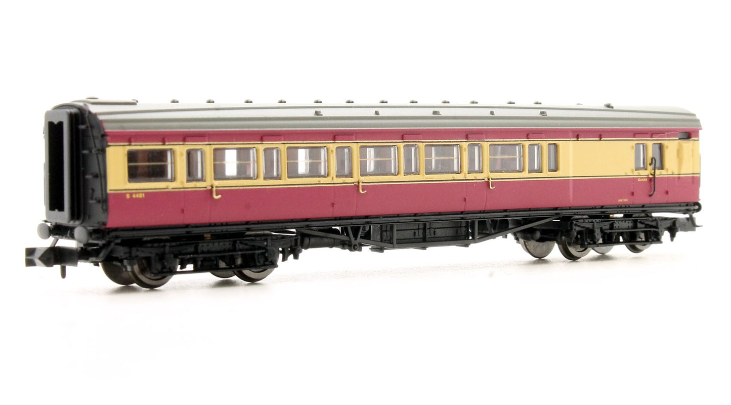 Pre-Owned Maunsell Coach BR Brake 3rd Class Crimson & Cream 4481