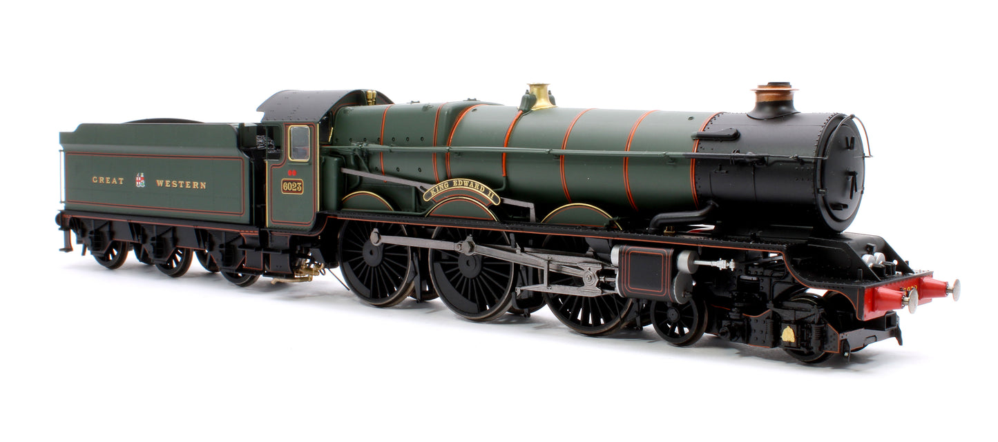 GWR 6000 King Class 4-6-0 6023 King Edward II GWR Green Steam Locomotive