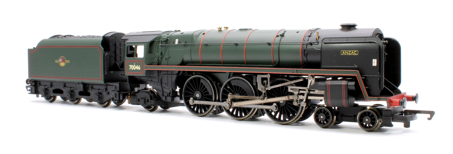 Pre-Owned Britannia Class 7MT 4-6-2 BR Green 'Anzac' No.70046 Steam Locomotive