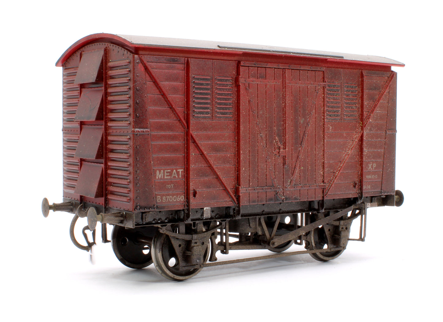 Pre-Owned NE 10T Meat Van No.53511 - Weathered (Unboxed)