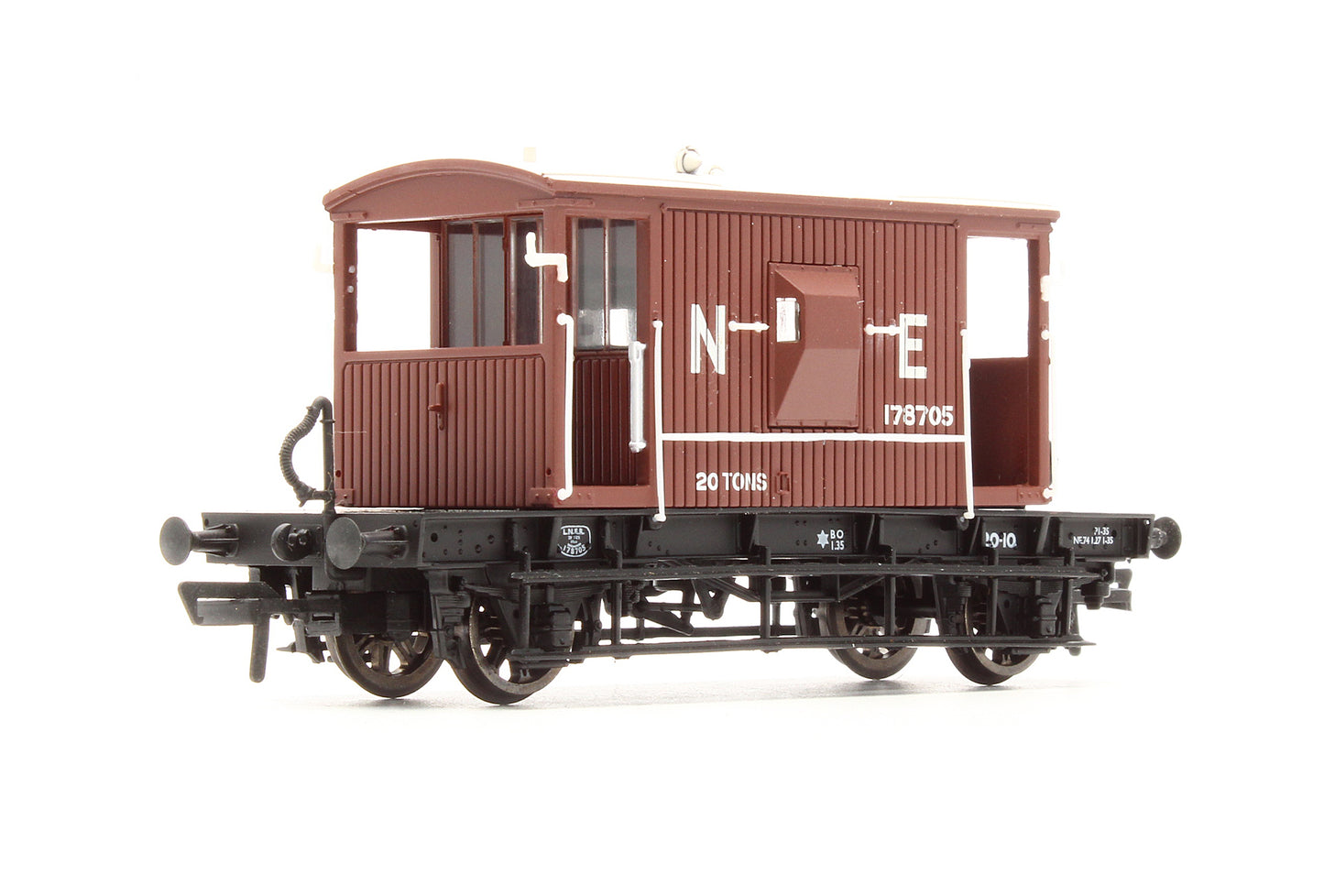 Pre-Owned 12 Ton Brake Van Fitted LNER Oxide No.178705