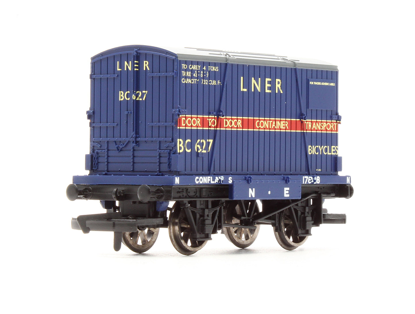Pre-Owned LNER Conflat & Container 'BC 627'