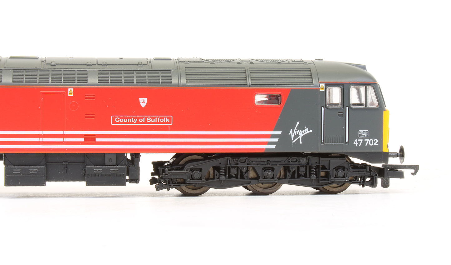 Pre-Owned Virgin Class 47702 'County Of Suffolk' Diesel Locomotive - Limited Edition