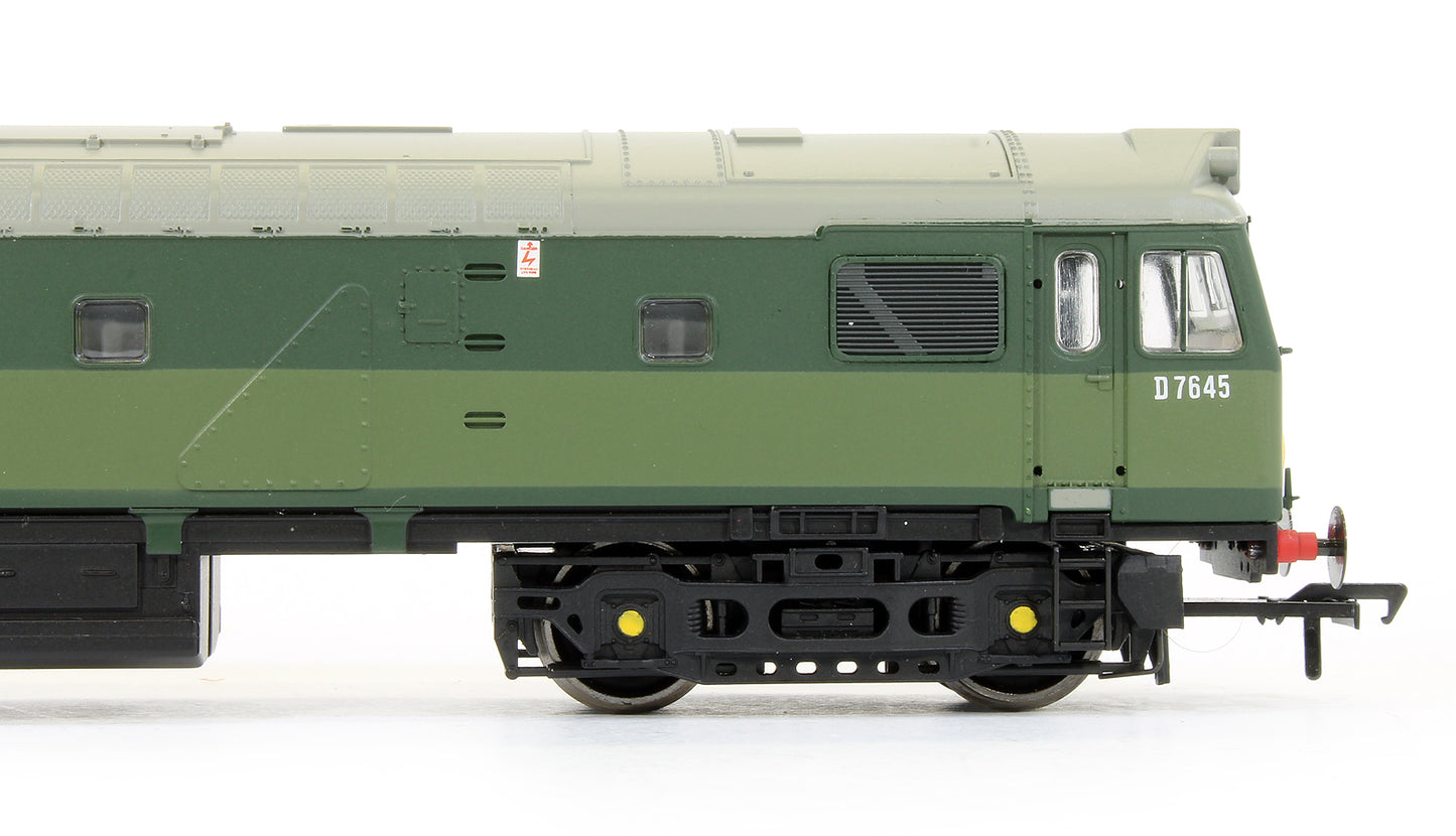 Pre-Owned 32-400 Class 25/3 'D7645' BR Two Tone Green Diesel Locomotive
