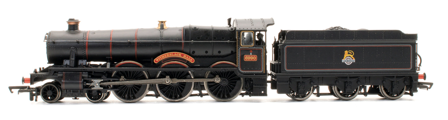 Pre-Owned Class 6959 Modified Hall 6990 'Witherslack Hall' BR Black Steam Locomotive