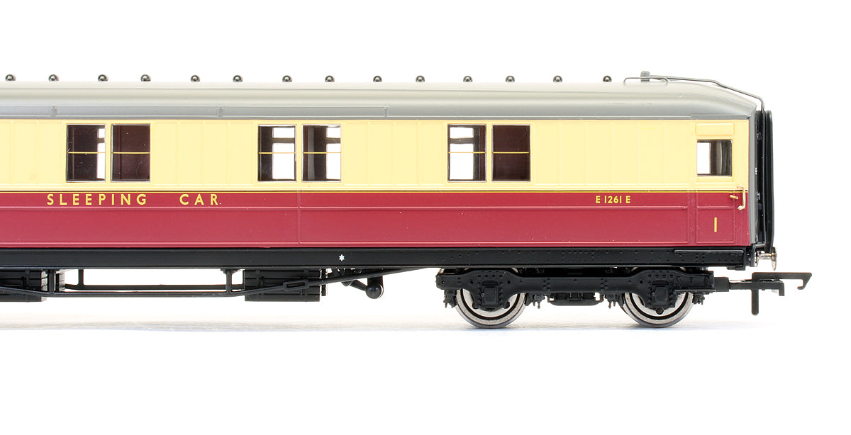 R4182A Pre-Owned BR Crimson & Cream Gresley 61ft 6in 1st Class Sleeper Coach 'E 1261 E'