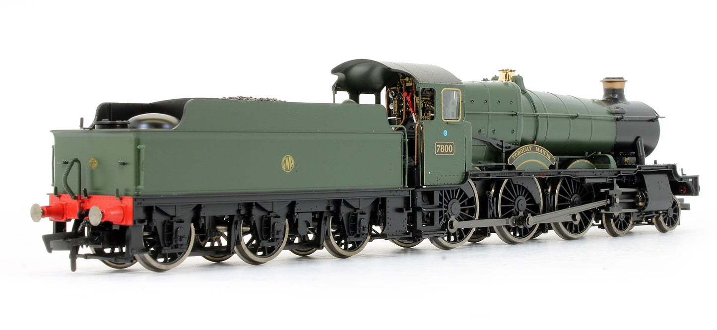 Pre-Owned Torquay Manor GWR Green (Shirtbutton Emblem) 78xx Manor Class 4-6-0 Steam Locomotive No.7800