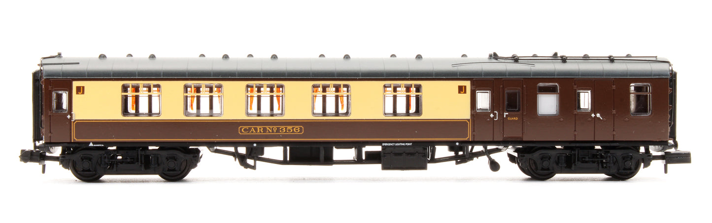 Pre-Owned BR MK1 BCK Brake Corridor Composite Coach 'Car No.356' Pullman Umber & Cream - Exclusive Edition