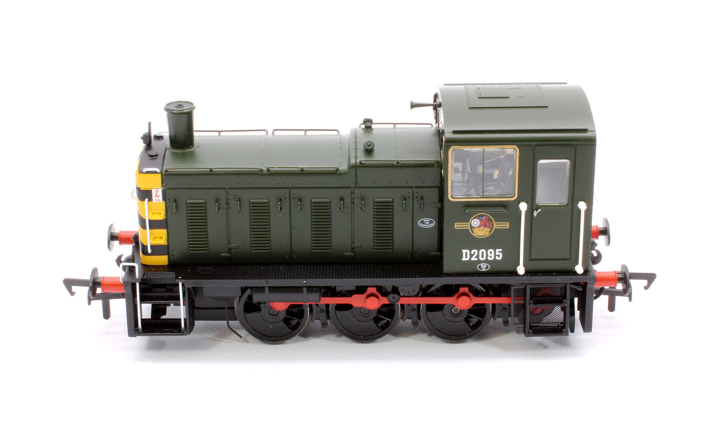 Pre-Owned Class 03 D2095 BR Green (Wasp Stripes) Diesel Locomotive - DCC Sound