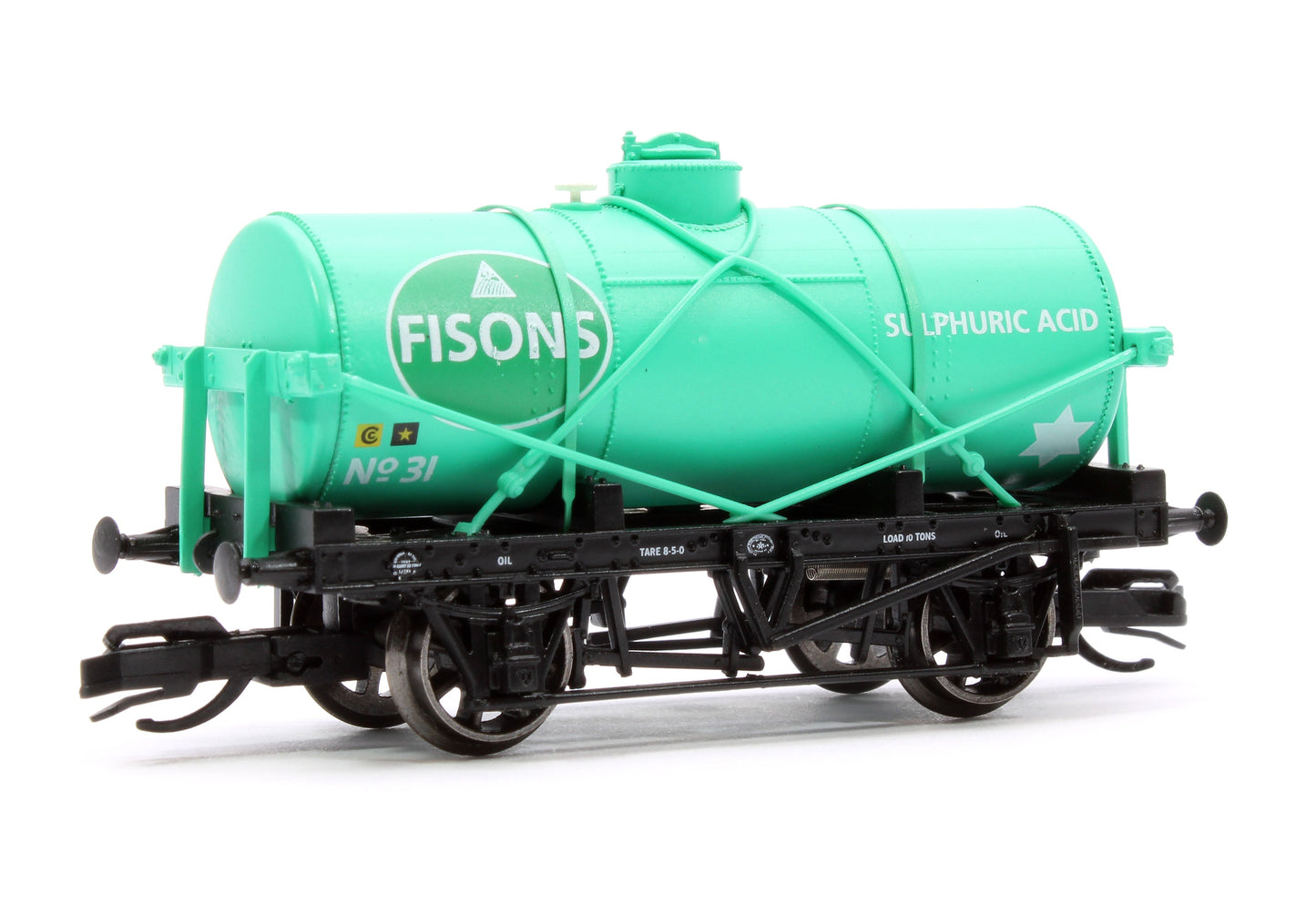 Pre-Owned 12T Tank Wagon 'Fisons Sulphuric Acid' No. 31