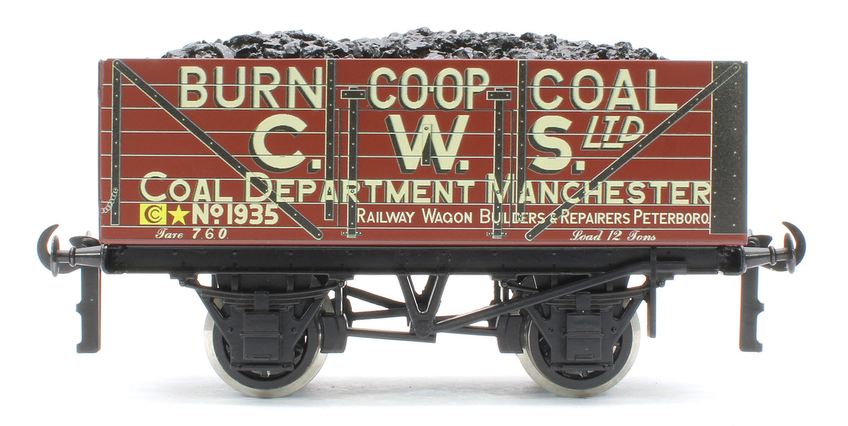 G/5-WS10 Set of 3 "Co-Op" Private Owner Coal Wagons - Peterborough Co-Op, Birmingham Co-Op, Burn Co-Op CWS