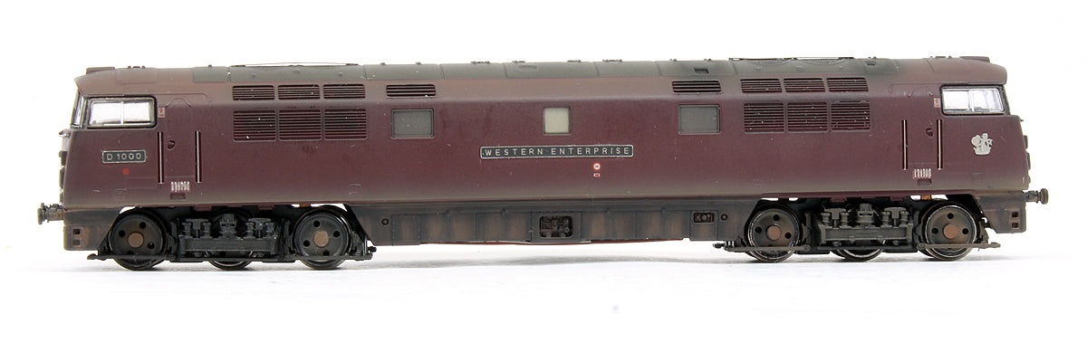Pre-Owned Class 52 BR Maroon 'Western Enterprise' D1000 Diesel Locomotive - Weathered - DCC Fitted