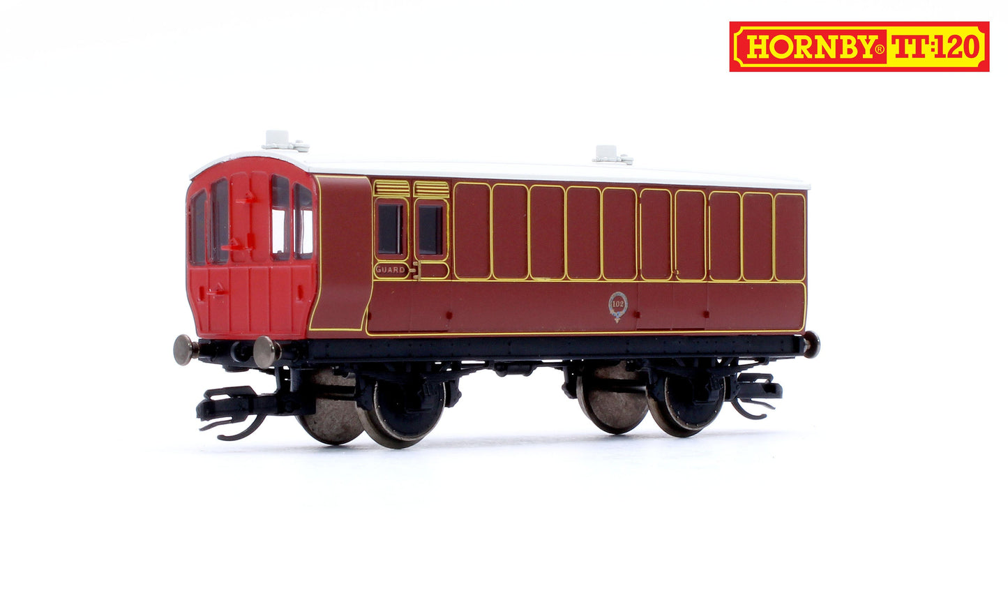 Pre-Owned TT4058 LB&SCR 4 Wheel Coach Passenger Brake No.102