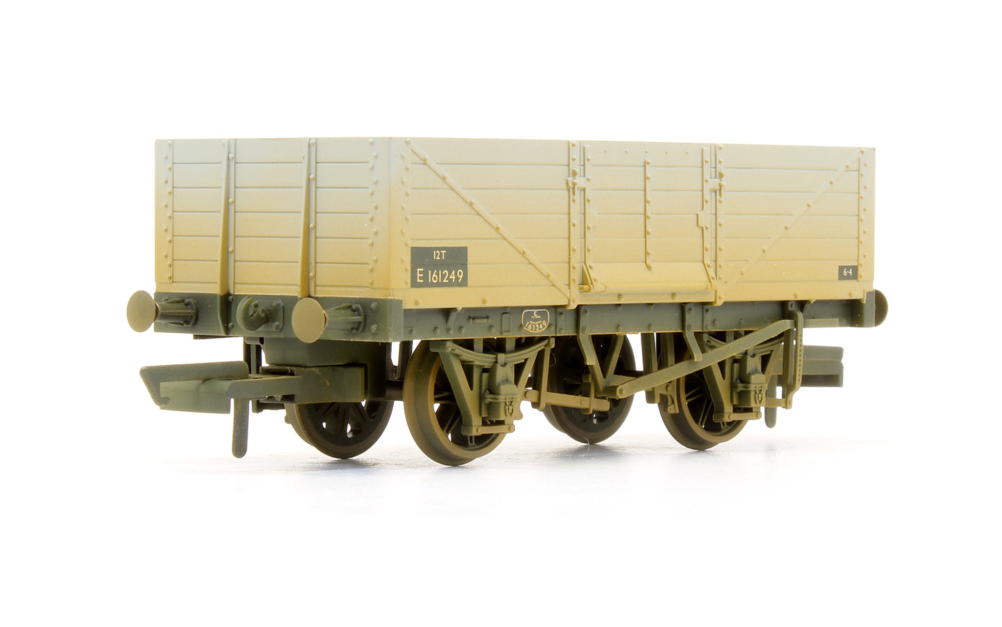 Pre-Owned OR76MW6004 Set Of 3 Mineral Wagons BR Grey E14855, E151386, E161249 - Weathered