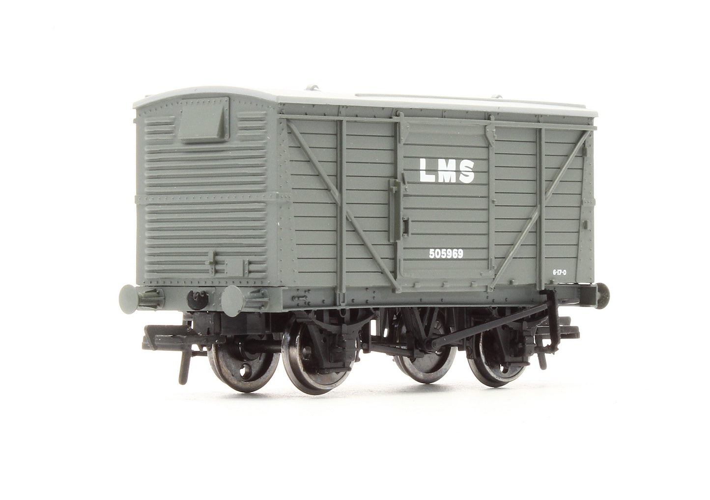 Pre-Owned 37-800 12 Ton Planked Ventilated Van LMS Grey No.505969